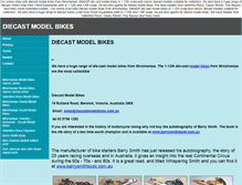 Tablet Screenshot of diecastmodelbikes.com.au